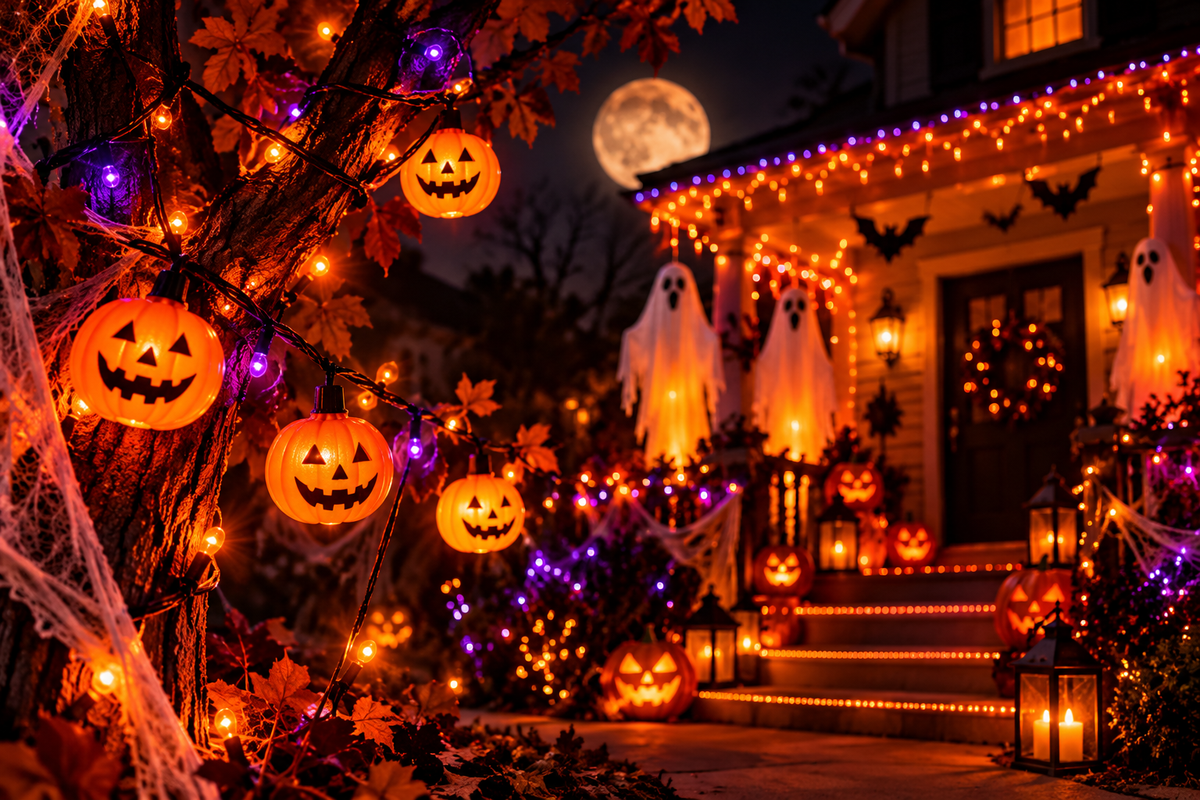 Haunted Halloween Lights